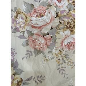 Twin Silk Comforter 100% Mulberry Silk Filling 3.25 Lbs Natural Cottage Floral